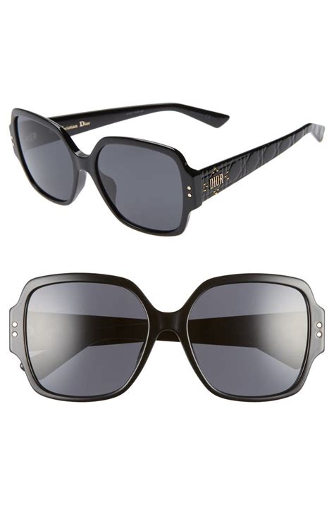 lady dior stud 57mm special fit square sunglasses|LadyDiorStuds sunglasses .